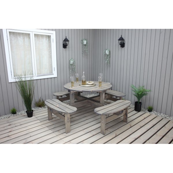 Møbelgruppe Rondo - Grå + Flekkfjerner for møbler Møbelgruppe Rondo - Grå + Flekkfjerner for møbler