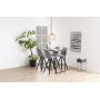 Seaford barbord 120x 60 cm - Eik/sort