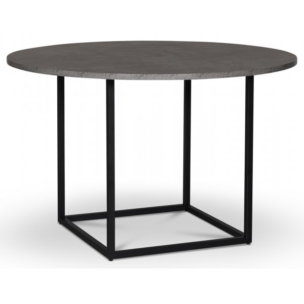 Sintorp rundt spisebord 115 cm - Kalkstein (laminat) + Mbelftter