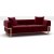 Magenta 2-seters sofa - Rød