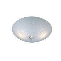Spets Taklampe - Frostet glass/Stål Spets Taklampe - Frostet glass/Stål