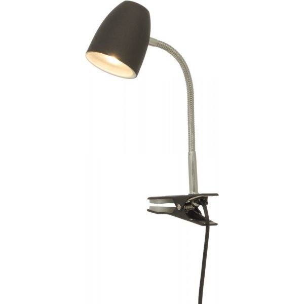 Klemlampe Sandnes - Svart/krom
