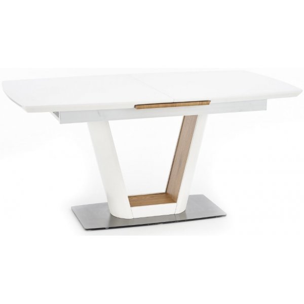 Vickie spisebord - Hvit/eik