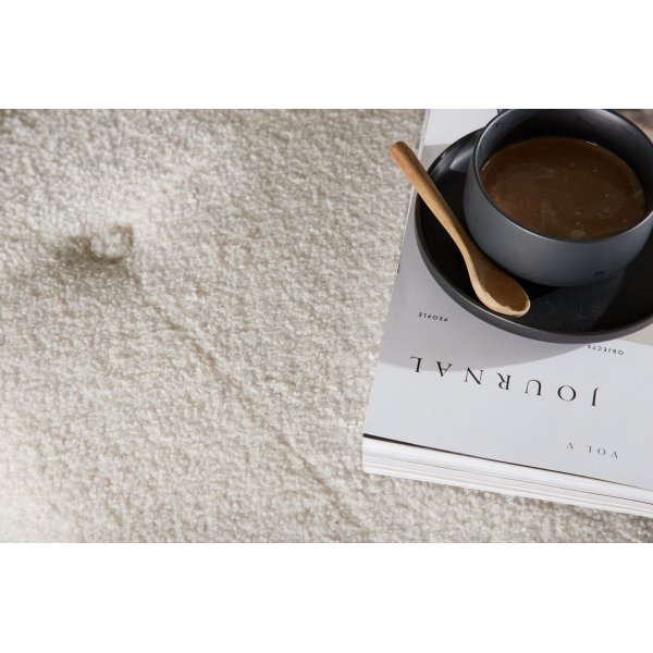 Salina puff - Hvit teddy