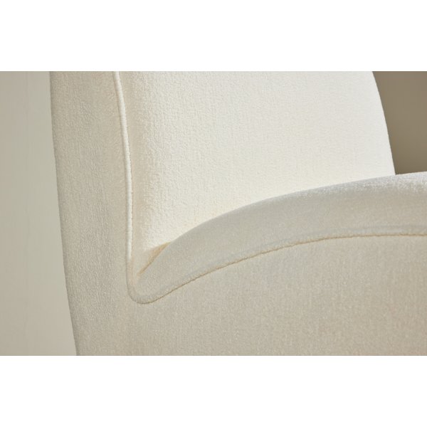 Min lenestol - Hvit bouclé Min lenestol - Hvit bouclé