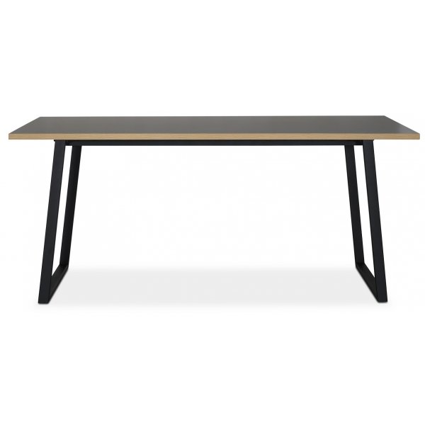 Edge 3.0 Spisebord 140x90 - Grtt hytrykkslaminat (HPL)