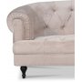 Chesterfield Winston 3-seters sofa - Beige flyel