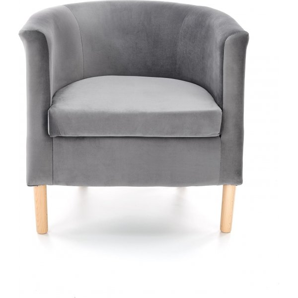 Lenestol Seal - Grå fløyel Lenestol Seal - Grå fløyel