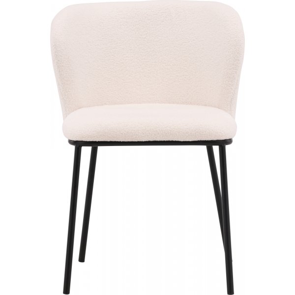 Edina spisestuestol - Sort/hvit Edina spisestuestol - Sort/hvit