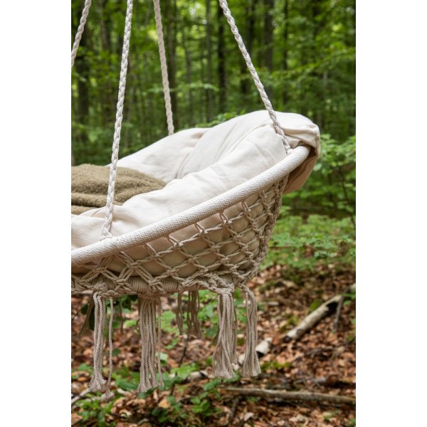 Hamtic hengestol - Hvit