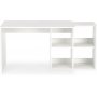 Broz skrivebord 115x77 cm - Hvit