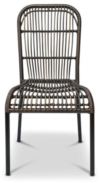 Vilani stol - Brun kunstrotting