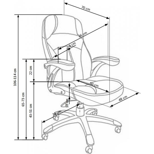 Kontorstol Brenna - Sort Kontorstol Brenna - Sort