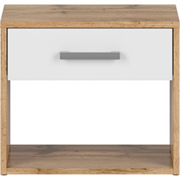 Matos nattbord - Eik/hvit Matos nattbord - Eik/hvit