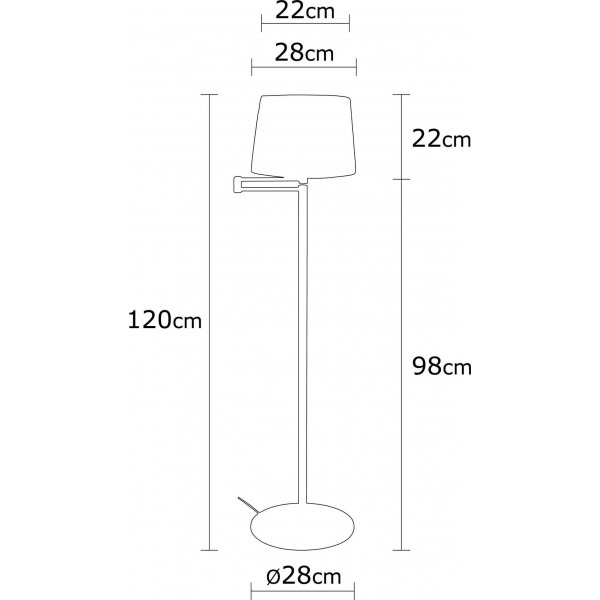 Assos gulvlampe - Svart Assos gulvlampe - Svart