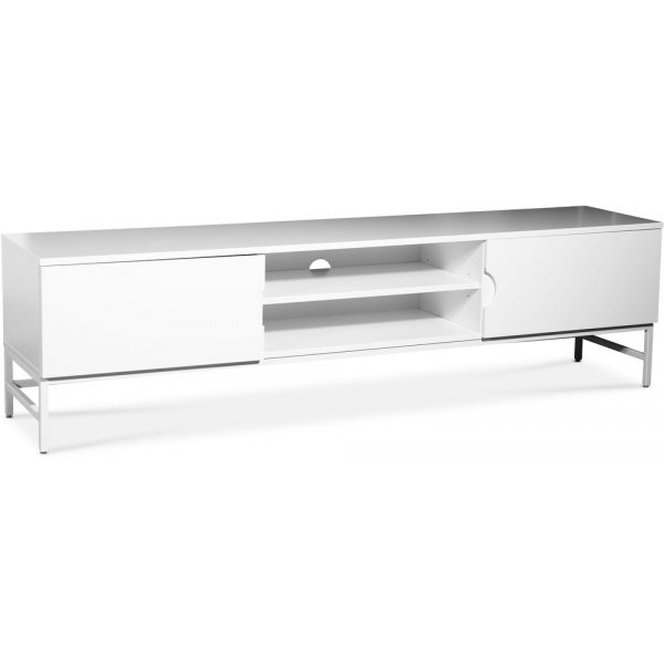 Lennox mediebenk - Hvit