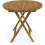 Grunnebo sammenleggbart rundt spisebord 70 cm - Teak
