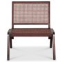 Rizz loungestol - Mahogny / Rotting + Flekkfjerner for mbler
