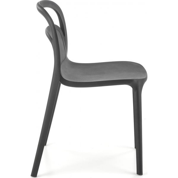 Cadeira spisestuestol 490 - Sort Cadeira spisestuestol 490 - Sort