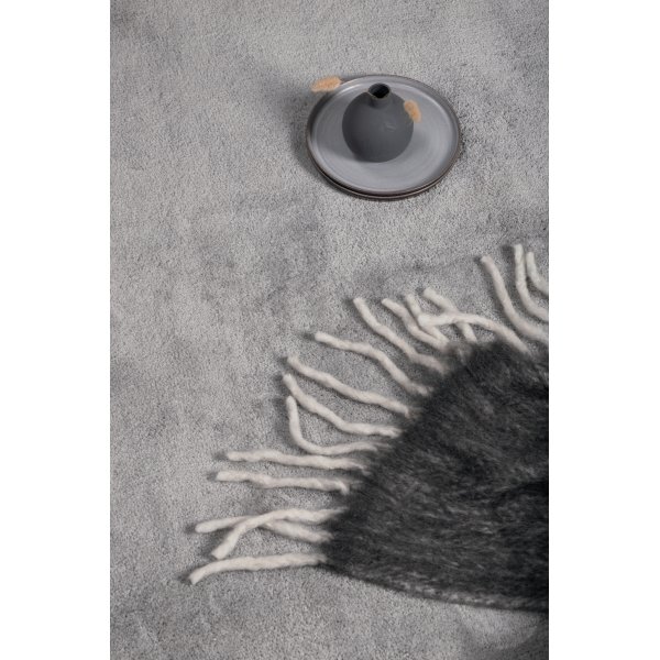 Viskoseteppe Lawson - Lysegr Viskose-look