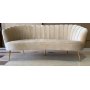 Snckan 3-seter sofa - Beige flyel / Messing