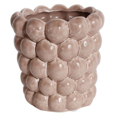 Big Bouble potte H16 cm - Lys rosa (Glanset)