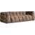 Nivou 3-seters sofa - Brown Chenille (Milton New 04)