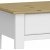 Nola skrivebord 95 x 45 cm - Hvit/beige