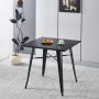 Iris spisebord 80x80 cm - Svart Iris spisebord 80x80 cm - Svart