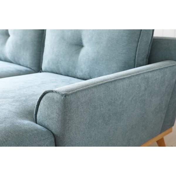 Classic divansofa - Lyseblå Classic divansofa - Lyseblå