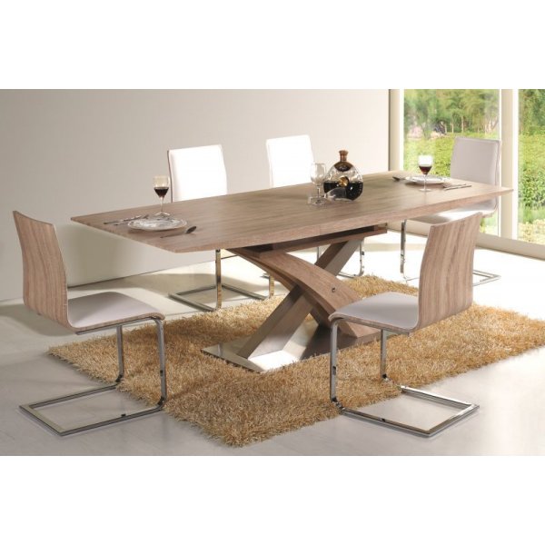 Spisebord Sebring 160-220 cm - Lys eik
