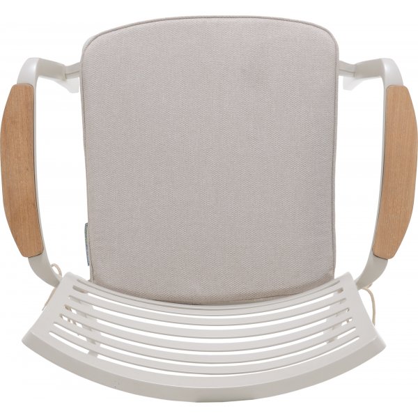 Portals spisegruppe 4 - Hvit/teak