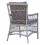 Kafesett med 2 stoler og bord 48 x 48 cm gr/rotting - Tor/Provence