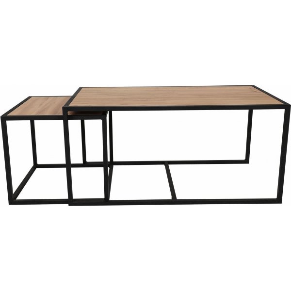 Atlantis salongbord - Eik/svart