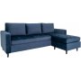 Firenze divansofa - Mrk Bl/Svart