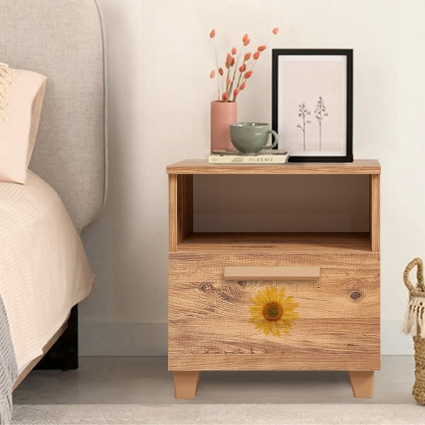 Leva Seed nattbord - Furu Leva Seed nattbord - Furu