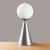 Gondol bordlampe - Sølv/hvit
