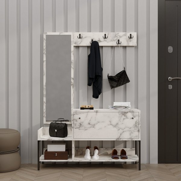 Nonso hallmøbler - Carrara marmor Nonso hallmøbler - Carrara marmor