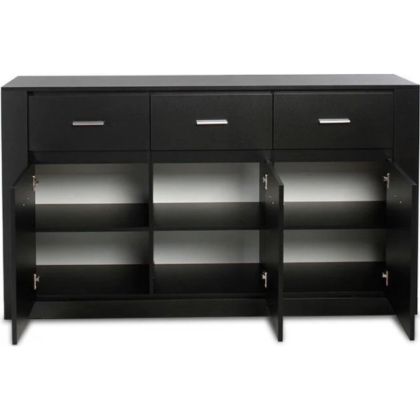 Mervyn skjenk - Svart Mervyn skjenk - Svart