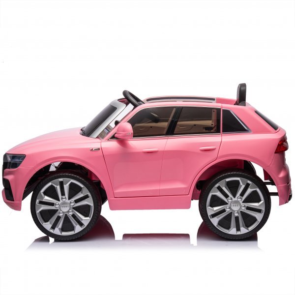 Elbil for barn Audi Q8 2x35W 12V7Ah | Rosa Elbil for barn Audi Q8 2x35W 12V7Ah | Rosa