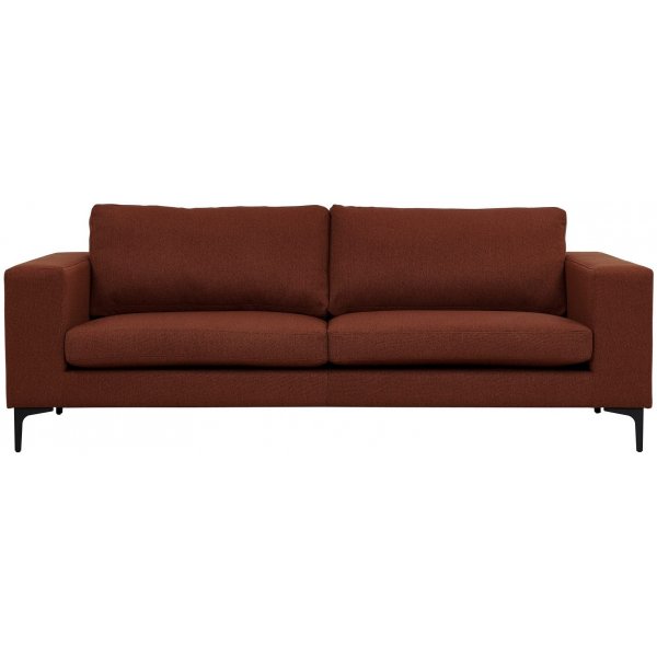 Aspen 3-seter sofa - Rustrød chenille Aspen 3-seter sofa - Rustrød chenille