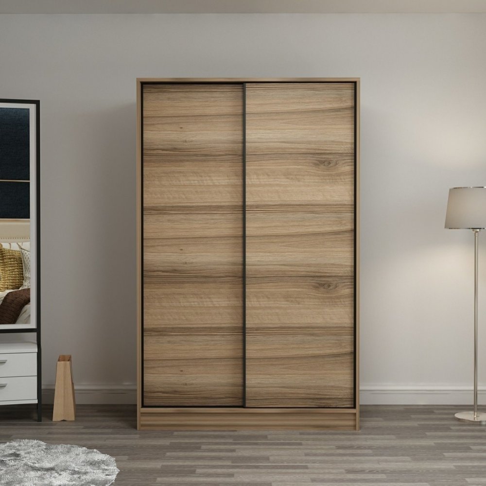 Kapusta garderobeskap 120 x 52 x 210 cm - Eik - Garderober