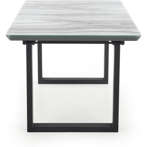 Nesta spisebord 160-200 cm - Hvit/gr�