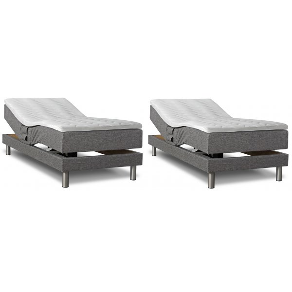 Comfort justerbar dobbeltseng med hodegjerde - Valgfri farge og bredde Comfort justerbar dobbeltseng med hodegjerde - Valgfri farge og bredde