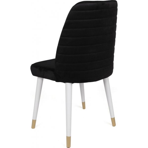 Hugo spisestolsett - Sort/hvit/gull Hugo spisestolsett - Sort/hvit/gull