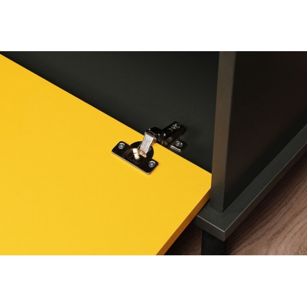 Ibiza mediebenk - Gul/antrasitt