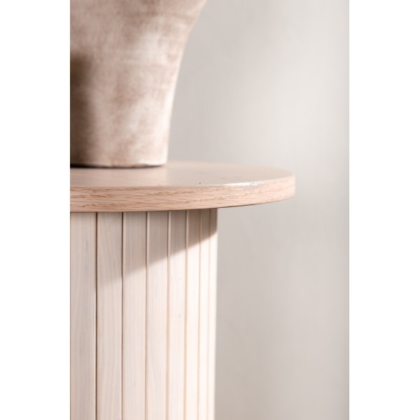 Bianca sidebord Ø40 cm - Whitewash Bianca sidebord Ø40 cm - Whitewash