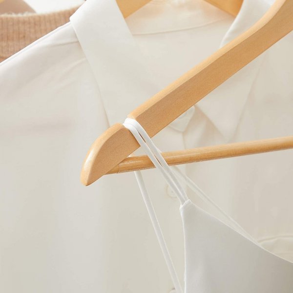 Kleshenger, tre, 44,5 cm, 30-pakning - Beige Kleshenger, tre, 44,5 cm, 30-pakning - Beige