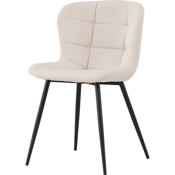 Lily spisestuestol - Beige/Sort Lily spisestuestol - Beige/Sort