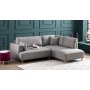 Felix divansofa, hyre - Lysegr